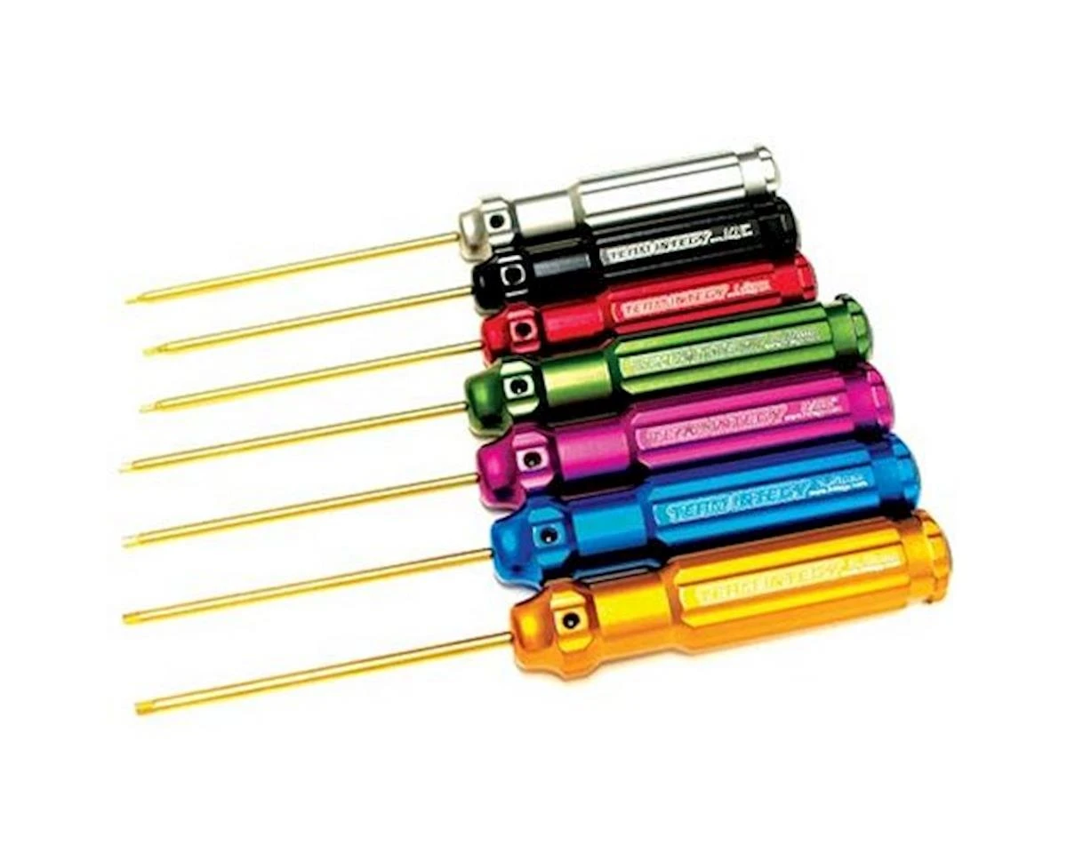 Team Integy Ti-Nitride Hex Wrench Set (7) (SAE & Metric) 1 Team Integy Ti-Nitride Hex Wrench Set (7) (SAE & Metric)