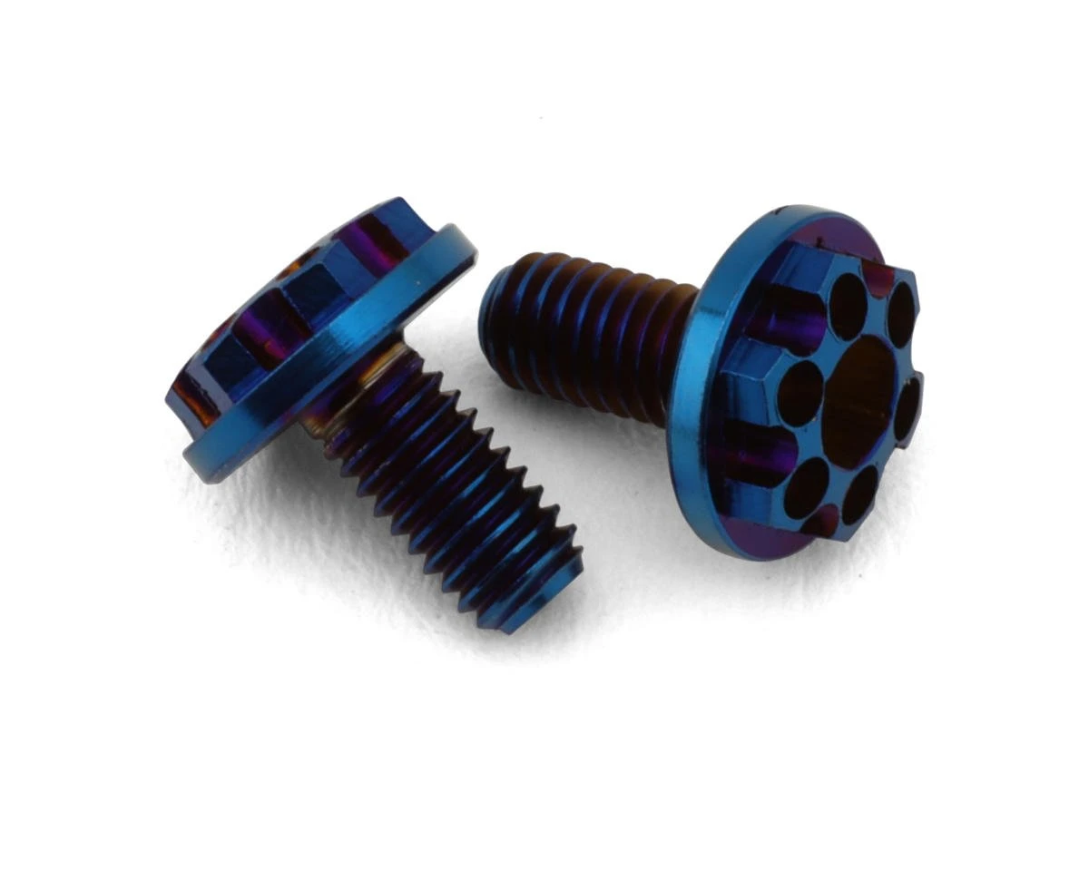 JConcepts 3x6mm Finnisher Titanium Motor Screws (Blue) (2) 1 JConcepts 3x6mm Finnisher Titanium Motor Screws (Blue) (2)