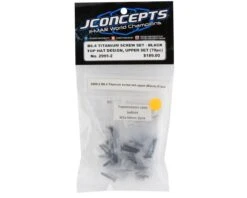 JConcepts Team Associated B6.4 Titanium Top Hat Upper Screws Set (70) (Blue)