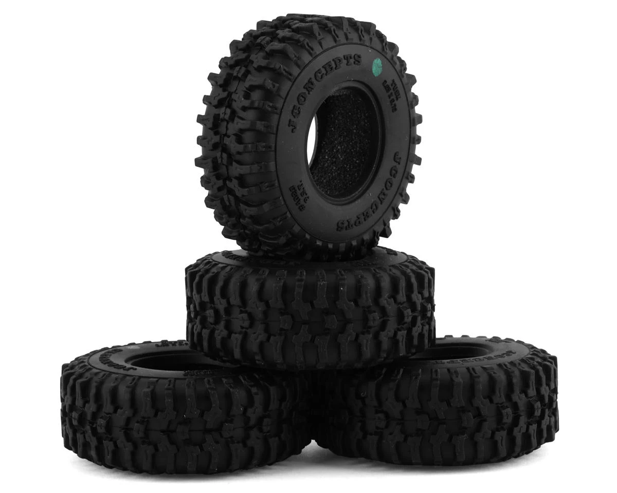 JConcepts Tusk 1.0" Micro Crawler Tires (4) (Green) 1 JConcepts Tusk 1.0" Micro Crawler Tires (4) (Green)