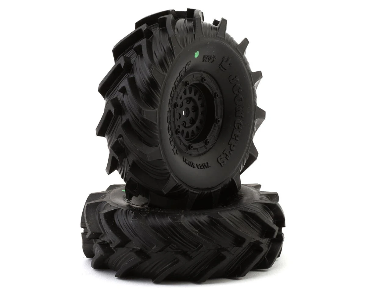JConcepts Fling Kings 1.0" Pre-Mounted Tires (63mm OD) (2) W/Crusher Wheels (Green) 1 JConcepts Fling Kings 1.0" Pre-Mounted Tires (63mm OD) (2) W/Crusher Wheels (Green)