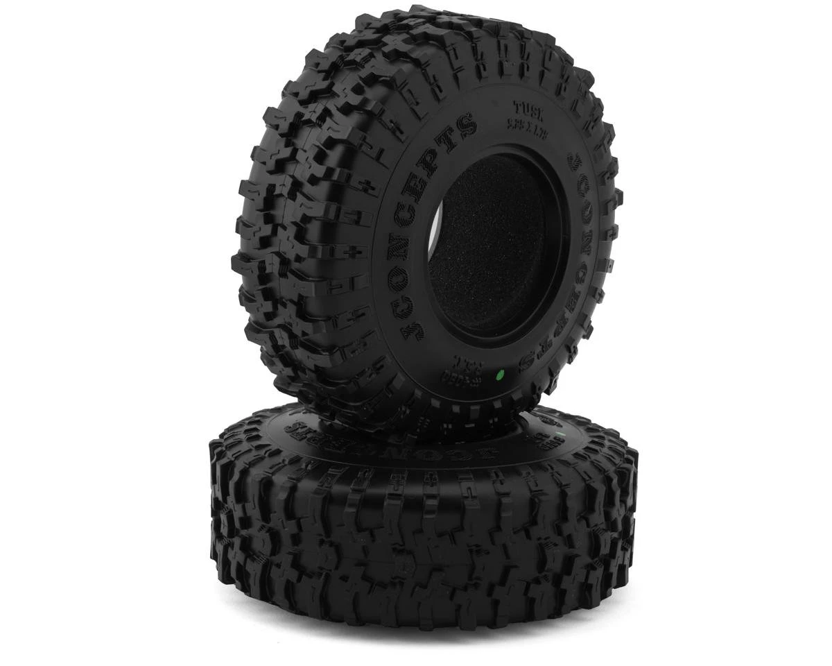 JConcepts Tusk 2.2" All Terrain Rock Crawler Tires (2) (Green) (Class 3 - 5.25") 1 JConcepts Tusk 2.2" All Terrain Rock Crawler Tires (2) (Green) (Class 3 - 5.25")