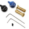 JConcepts Battery Plug Pull Grips W/5mm Bullet Connectors (Blue/Black)