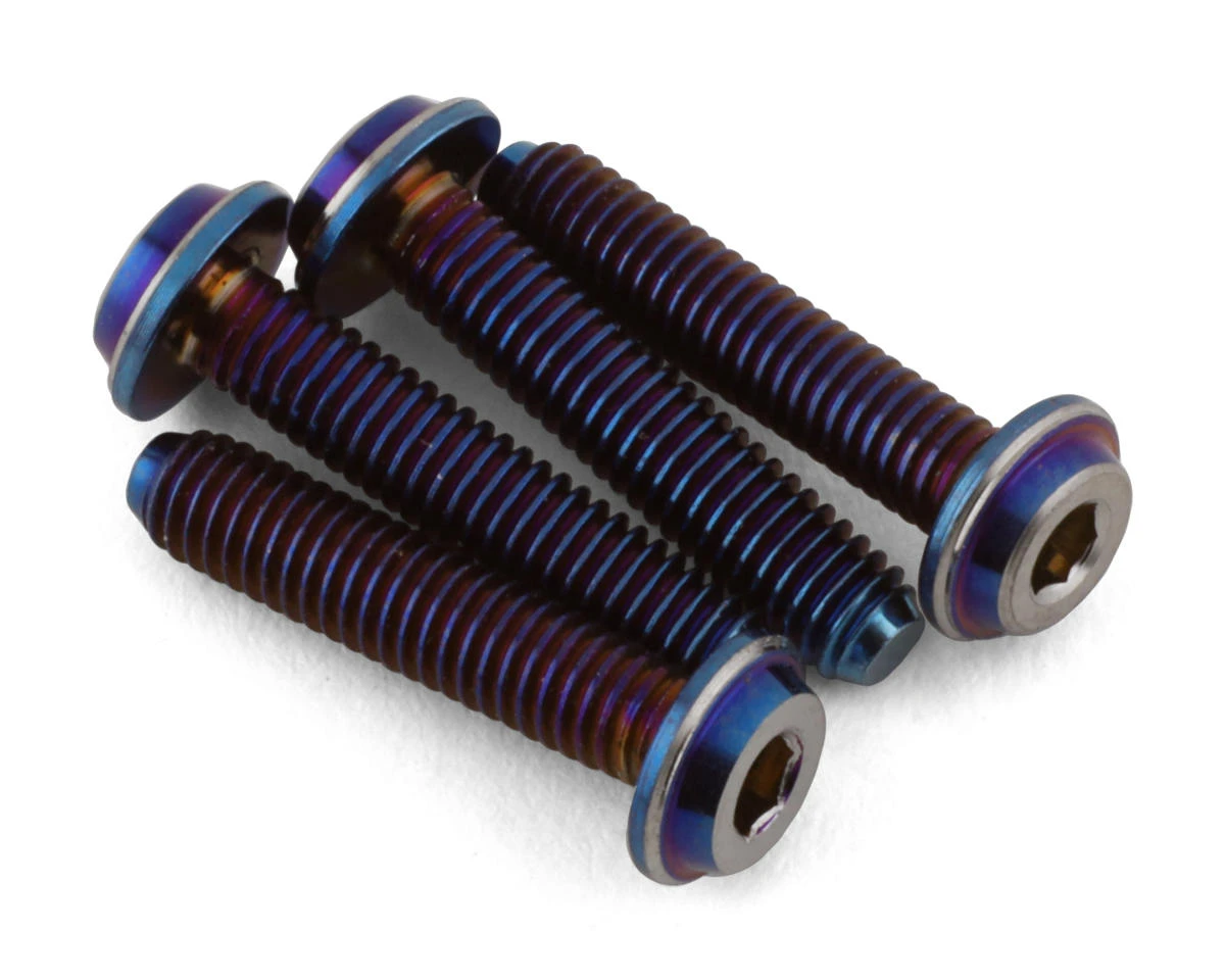 JConcepts 3x14mm "Top Hat" Titanium Screws (Black) (4) 2 JConcepts 3x14mm "Top Hat" Titanium Screws (Black) (4) - Image 2