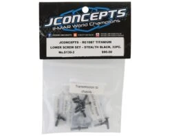 JConcepts RC10 B7/B7D Titanium Lower Screw Set (Blue) (28)