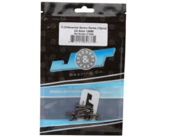 J&T Bearing Co. 3mm Titanium Differential Flat Head Screws (Oil Slick) (12) (12mm)