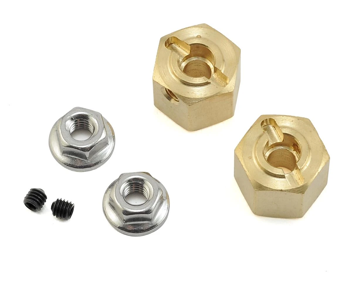 Team KNK 12mm Brass Hex (2) (10mm) 1 Team KNK 12mm Brass Hex (2) (10mm)