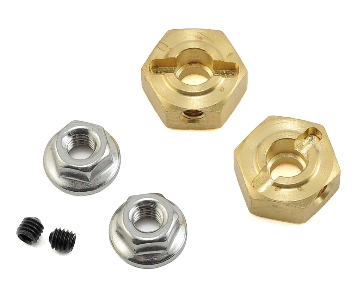 Team KNK 12mm Brass Hex (2) (6mm) 1 Team KNK 12mm Brass Hex (2) (6mm)