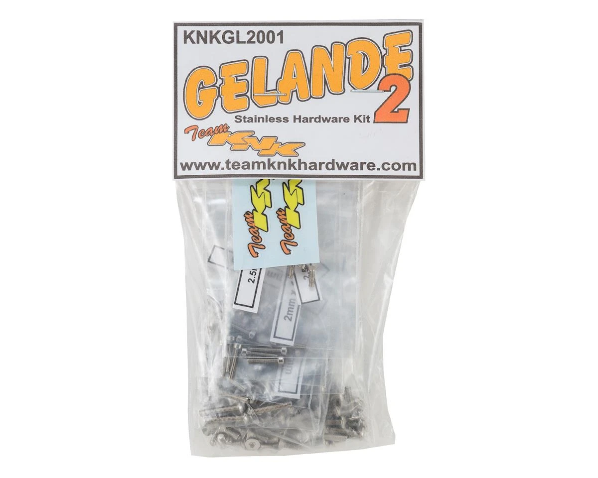 Team KNK RC4WD Gelande 2 Stainless Hardware Kit (211) 1 Team KNK RC4WD Gelande 2 Stainless Hardware Kit (211)