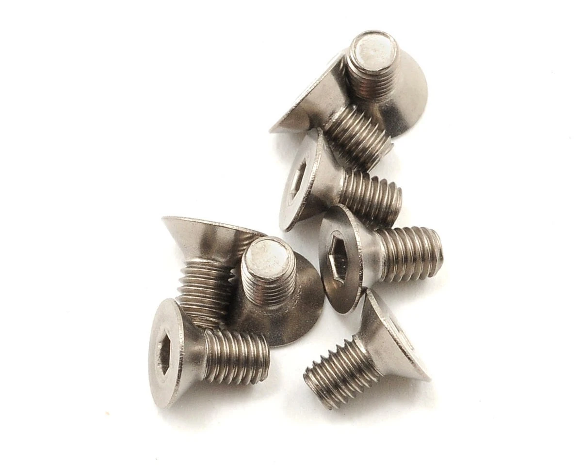 Kyosho 3x6mm Titanium Flat Head Screw (8) 1 Kyosho 3x6mm Titanium Flat Head Screw (8)