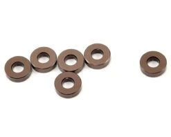 Kyosho 3x7x2mm Aluminum Washer (Gun Metal) (6)