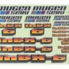 Mugen Seiki MBX6 Decal Sheet