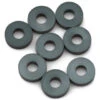 Mugen Seiki 3x8x2mm Aluminum Roll Center Spacers (Gun Metal) (8)