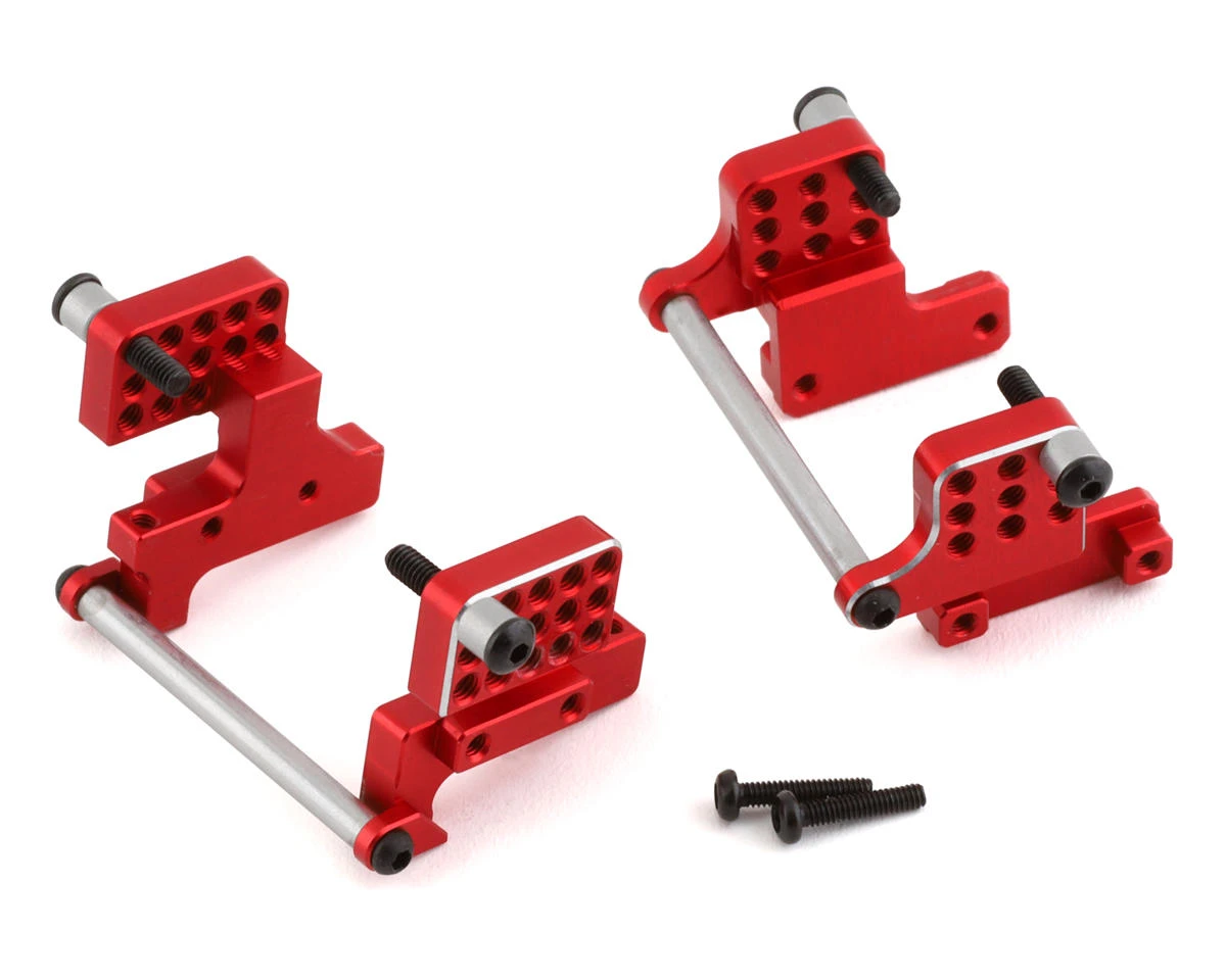 NEXX Racing Aluminum Front & Rear Shock Mounts For Traxxas TRX-4M (Red) 2 NEXX Racing Aluminum Front & Rear Shock Mounts For Traxxas TRX-4M (Red) - Image 2