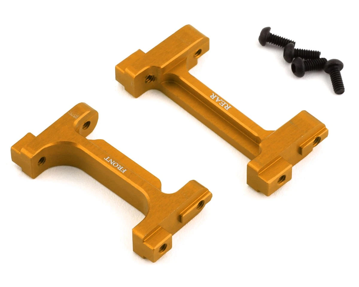 NEXX Racing Aluminum Front & Rear Bumper Mounts For Traxxas TRX-4M (Gold) 3 NEXX Racing Aluminum Front & Rear Bumper Mounts For Traxxas TRX-4M (Gold) - Image 3