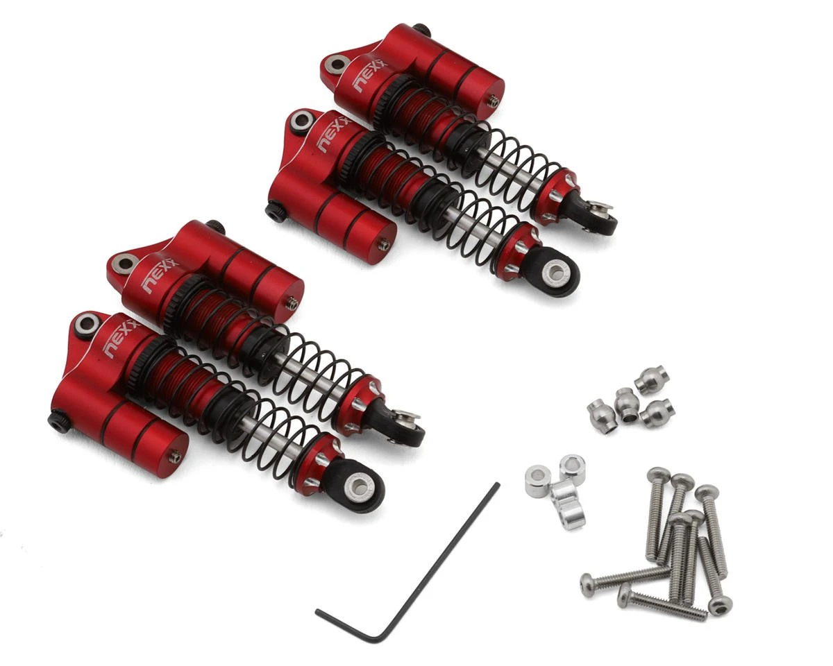NEXX Racing Redcat Ascent18 Reservoir Aluminum Oil Shocks (Black) (4) (53mm) 1 NEXX Racing Redcat Ascent18 Reservoir Aluminum Oil Shocks (Black) (4) (53mm)