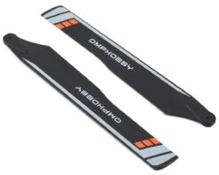 OMPHobby 175mm Main Blades (Orange) -AMAIN HOBBIES SHOP omp oshm2107