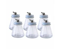 Paasche 3oz/ .88cc Bottles (6)