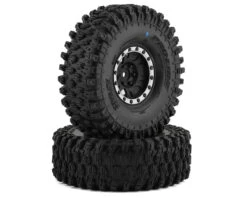 Pro-Line Hyrax 1.9" Tires W/Impulse Wheels (Black/Silver) (2) (Predator) W/12mm Hex