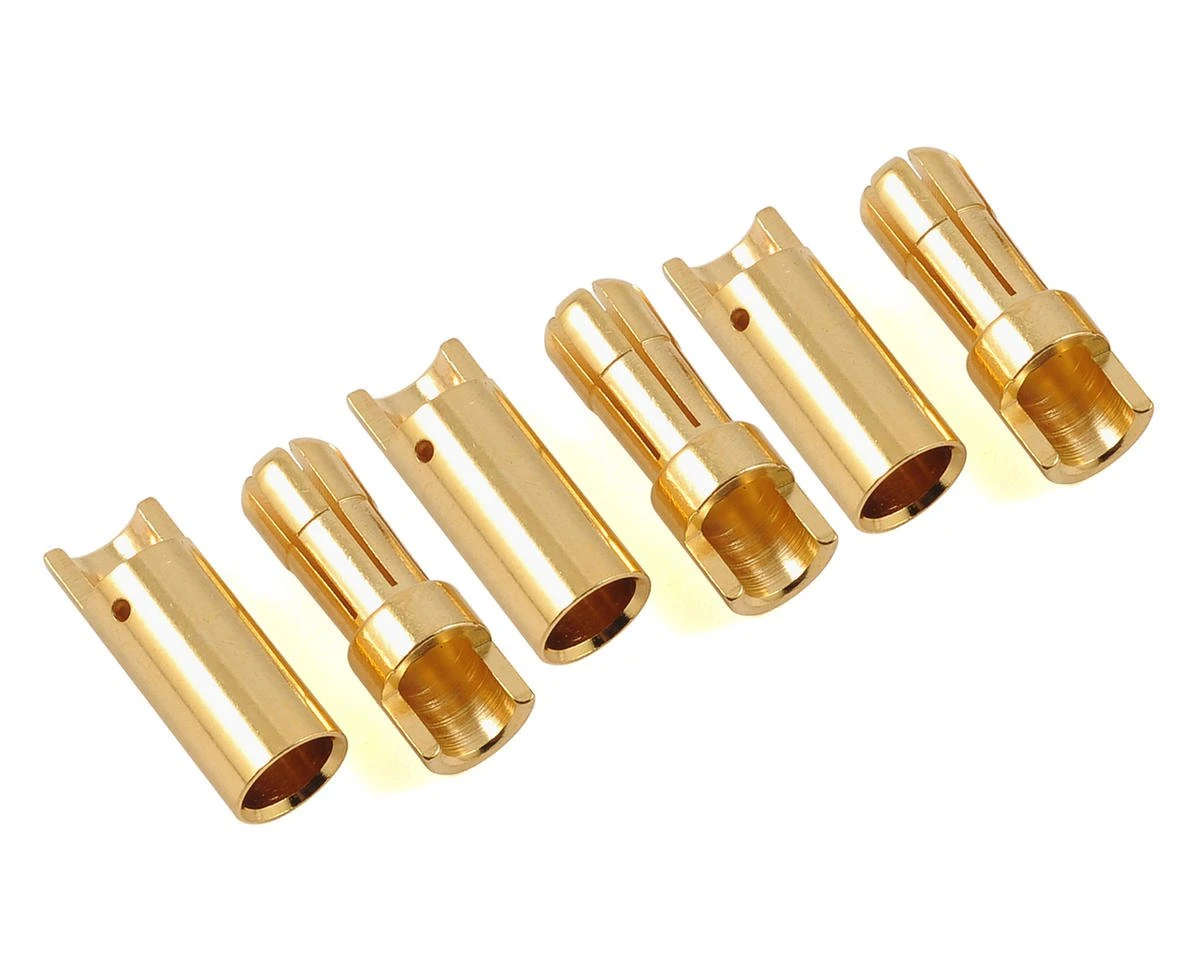 ProTek RC 5.5mm "Super Bullet" Solid Gold Connectors (3 Male/3 Female) 1 ProTek RC 5.5mm "Super Bullet" Solid Gold Connectors (3 Male/3 Female)