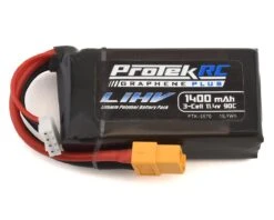 ProTek RC 3S 90C Si-Graphene + HV LiPo Battery W/XT60 Connector (11.4V/1400mAh) 7 ProTek RC 3S 90C Si-Graphene + HV LiPo Battery W/XT60 Connector (11.4V/1400mAh) -AMAIN HOBBIES SHOP ptk 5570 1