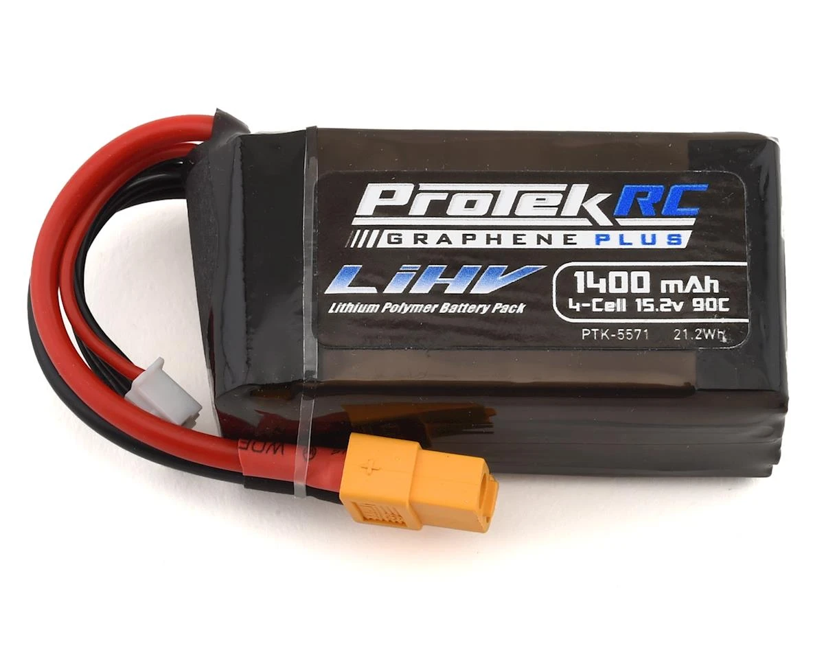 ProTek RC 3S 90C Si-Graphene + HV LiPo Battery W/XT60 Connector (11.4V/1800mAh) 2 ProTek RC 3S 90C Si-Graphene + HV LiPo Battery W/XT60 Connector (11.4V/1800mAh) - Image 2