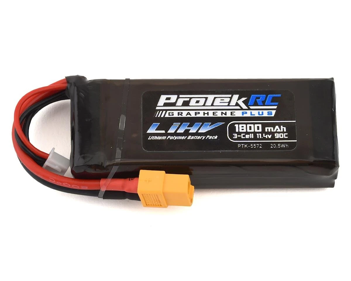ProTek RC 3S 90C Si-Graphene + HV LiPo Battery W/XT60 Connector (11.4V/1400mAh) 3 ProTek RC 3S 90C Si-Graphene + HV LiPo Battery W/XT60 Connector (11.4V/1400mAh) - Image 3