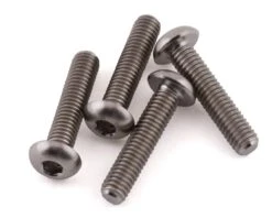 ProTek RC 3x16mm "Grade 5" Titanium Button Head Hex Screw (4) -AMAIN HOBBIES SHOP ptk t 5087