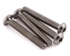ProTek RC 3x16mm "Grade 5" Titanium Button Head Hex Screw (4) -AMAIN HOBBIES SHOP ptk t 5092
