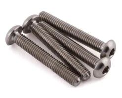ProTek RC 3x16mm "Grade 5" Titanium Button Head Hex Screw (4) -AMAIN HOBBIES SHOP ptk t 5093