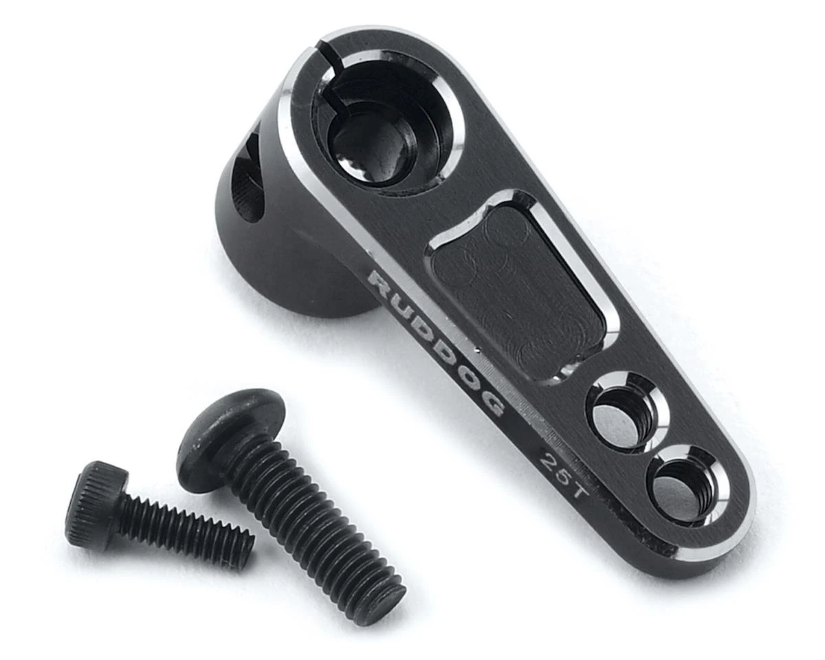 Ruddog Aluminum Offset Servo Horn (Black) (25T-ProTek/Ruddog/Savox) 1 Ruddog Aluminum Offset Servo Horn (Black) (25T-ProTek/Ruddog/Savox)