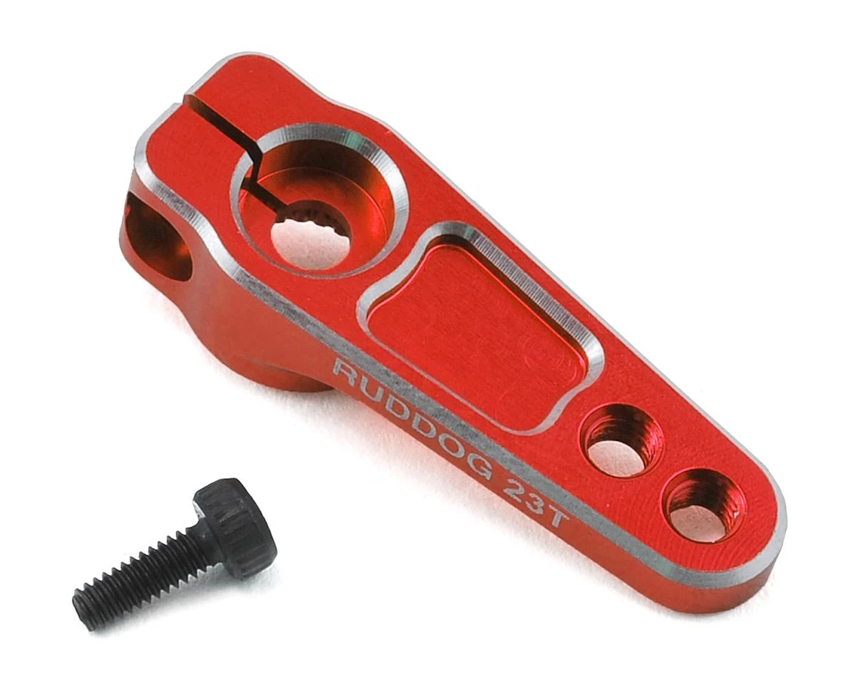 Ruddog Aluminum Servo Horn (Red) (23T - JR/Airtronics/KO) 1 Ruddog Aluminum Servo Horn (Red) (23T - JR/Airtronics/KO)