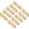 Ruddog 5mm Gold Cooling Head Bullet Plugs (10)