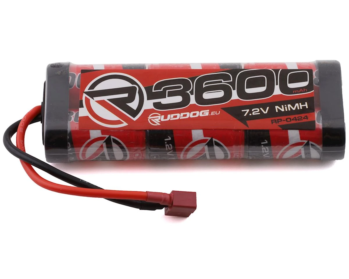 Ruddog NiMH 6-Cell Stick Pack W/T-Style Plug (7.2V/3600mAh) 1 Ruddog NiMH 6-Cell Stick Pack W/T-Style Plug (7.2V/3600mAh)