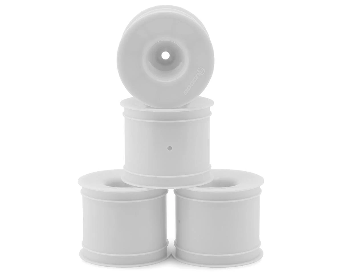 Ruddog 2.2" 1/10 Stadium Truck Wheels (White) (4) W/12mm Hex 1 Ruddog 2.2" 1/10 Stadium Truck Wheels (White) (4) W/12mm Hex
