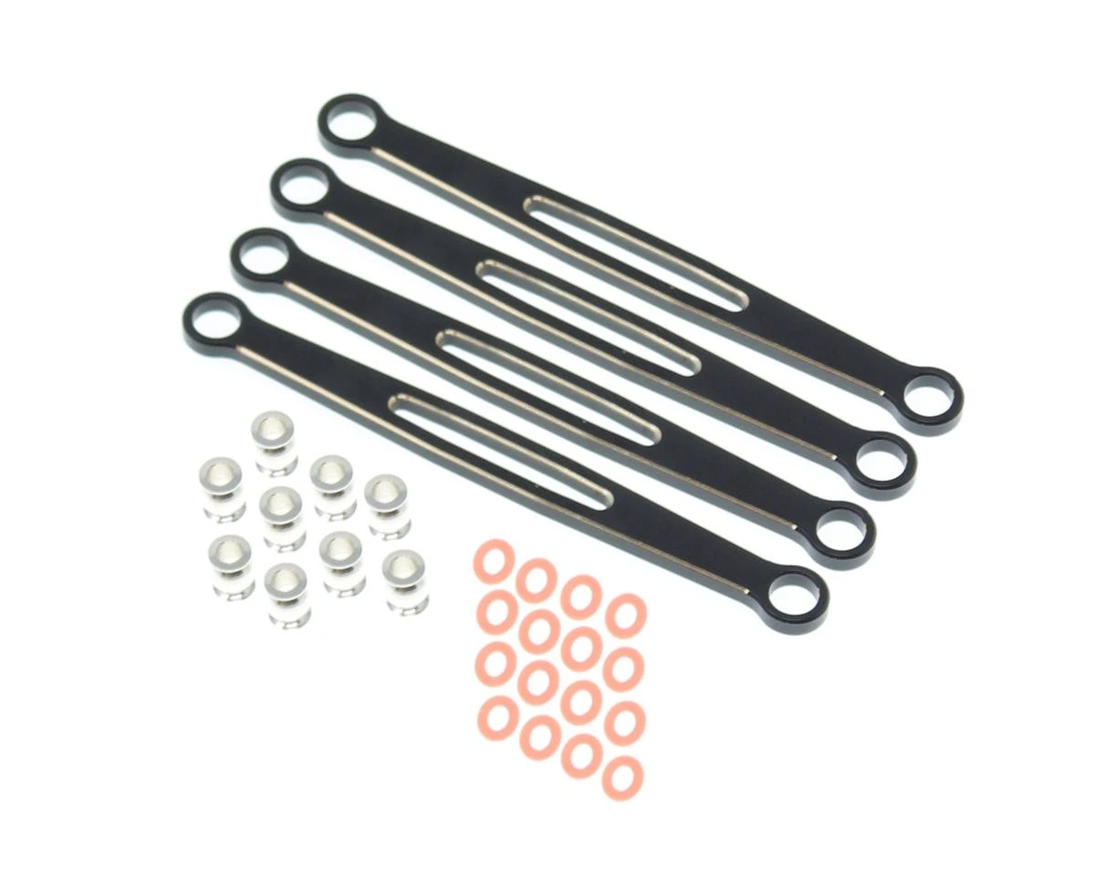 Redcat Ascent-18 Brass Rear Upper & Lower Links (Black) (4) 1 Redcat Ascent-18 Brass Rear Upper & Lower Links (Black) (4)