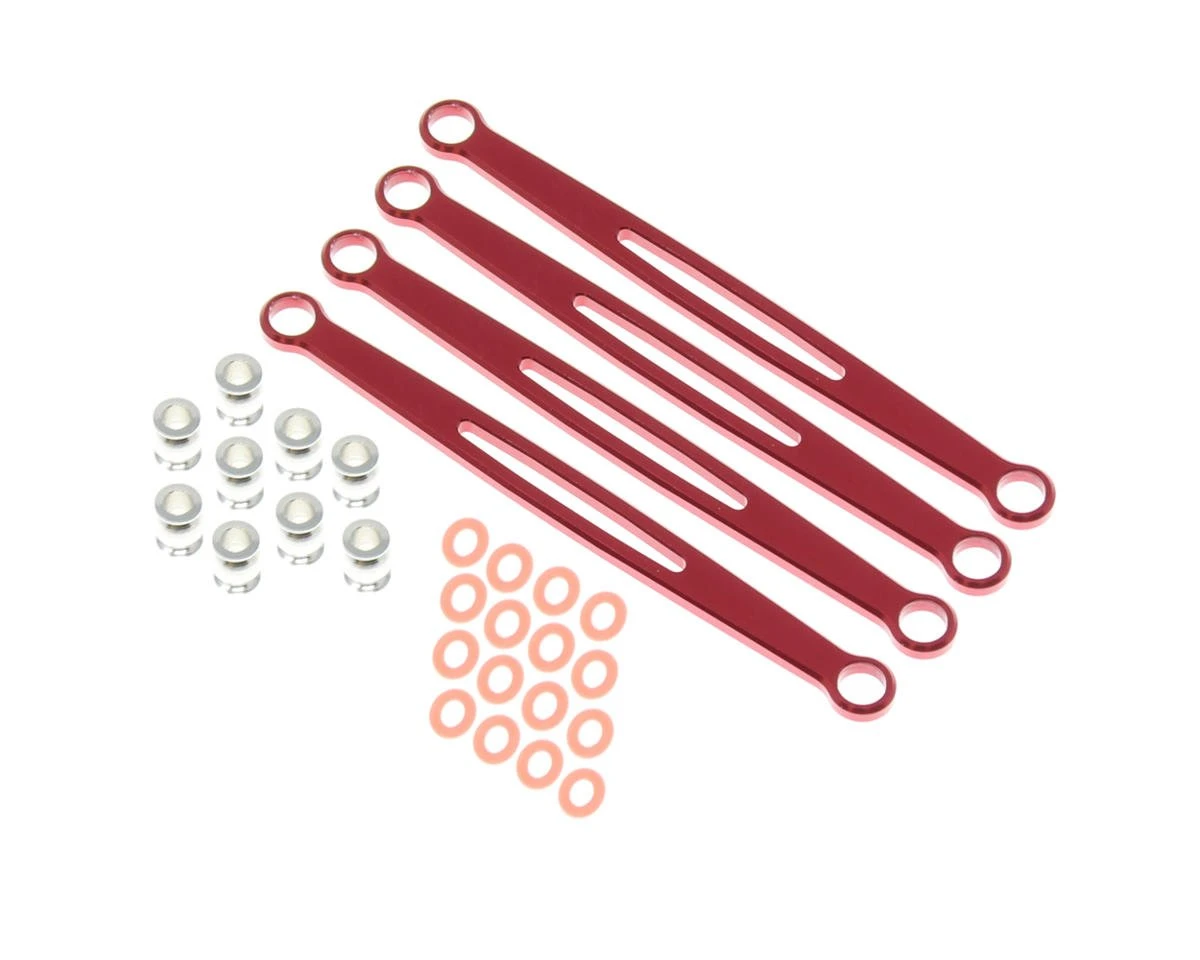 Redcat Ascent-18 Brass Rear Upper & Lower Links (Black) (4) 2 Redcat Ascent-18 Brass Rear Upper & Lower Links (Black) (4) - Image 2