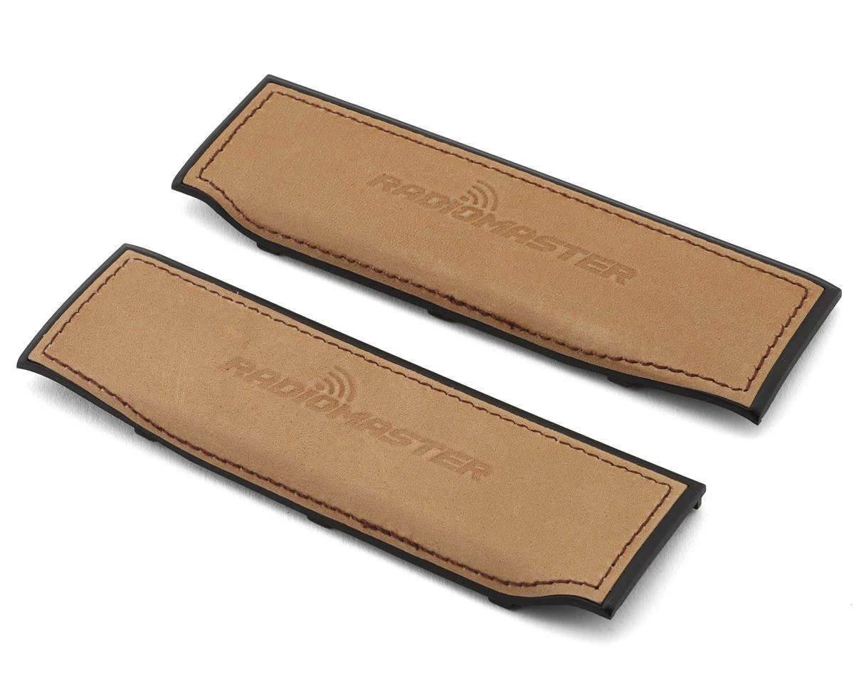 RadioMaster TX16S MKII Leather Side Grips (Brown) (2) 1 RadioMaster TX16S MKII Leather Side Grips (Brown) (2)