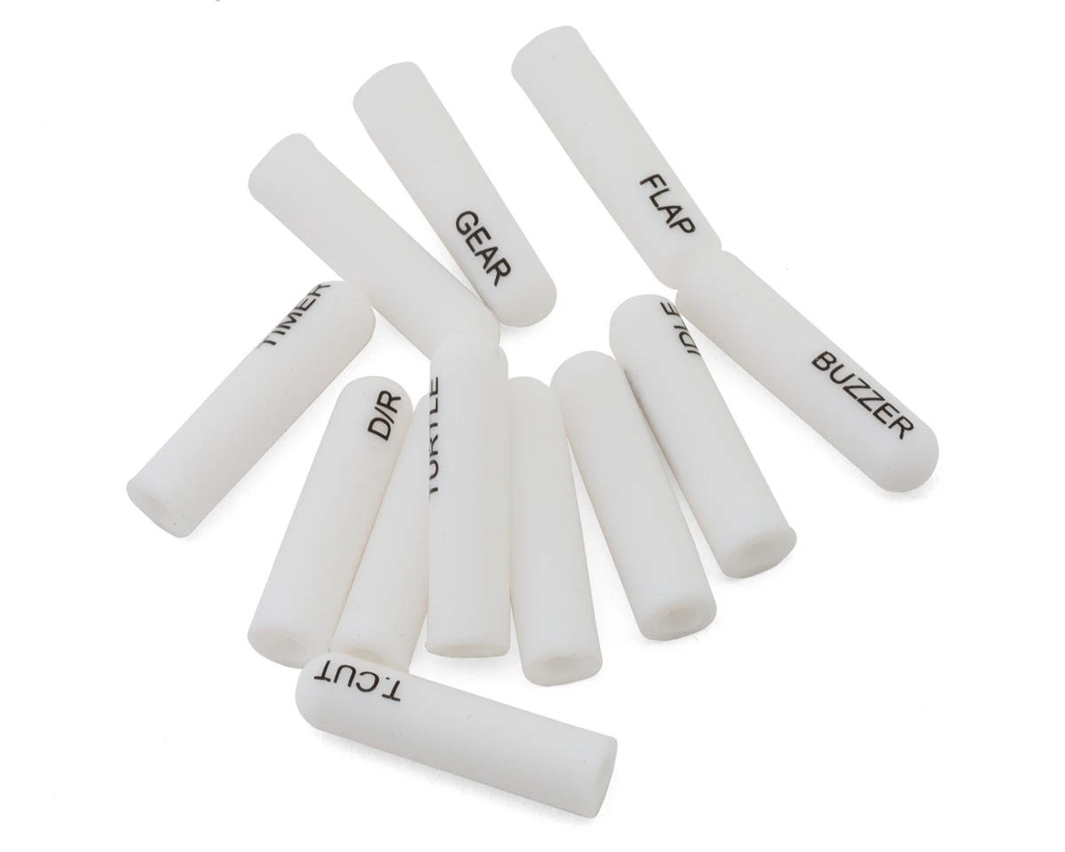 RadioMaster Silicone Long Switch Cover Set (White) (12) 1 RadioMaster Silicone Long Switch Cover Set (White) (12)