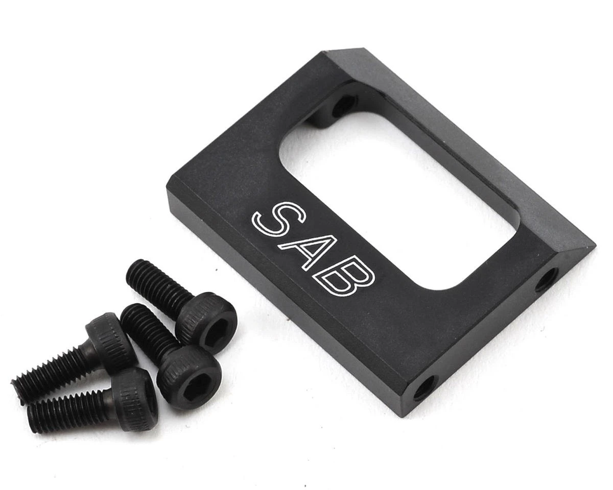 SAB Goblin Aluminum Tail Case Spacer (Matte Black) 1 SAB Goblin Aluminum Tail Case Spacer (Matte Black)