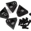 SAB Goblin Aluminum Landing Gear Mounts (Raw Nitro) (4)
