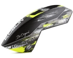 SAB Goblin Kraken S Carbon Fiber Canopy (Yellow/Grey/Black)