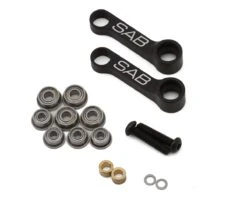 SAB Goblin Aluminum Radius Arms W/Flanged Bearings (Raw 500)