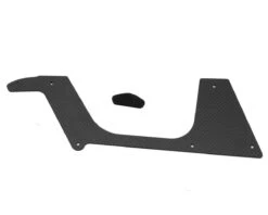 SAB Goblin Carbon Fiber Bottom Main Frame W/Foam Canopy Center (Raw 500)