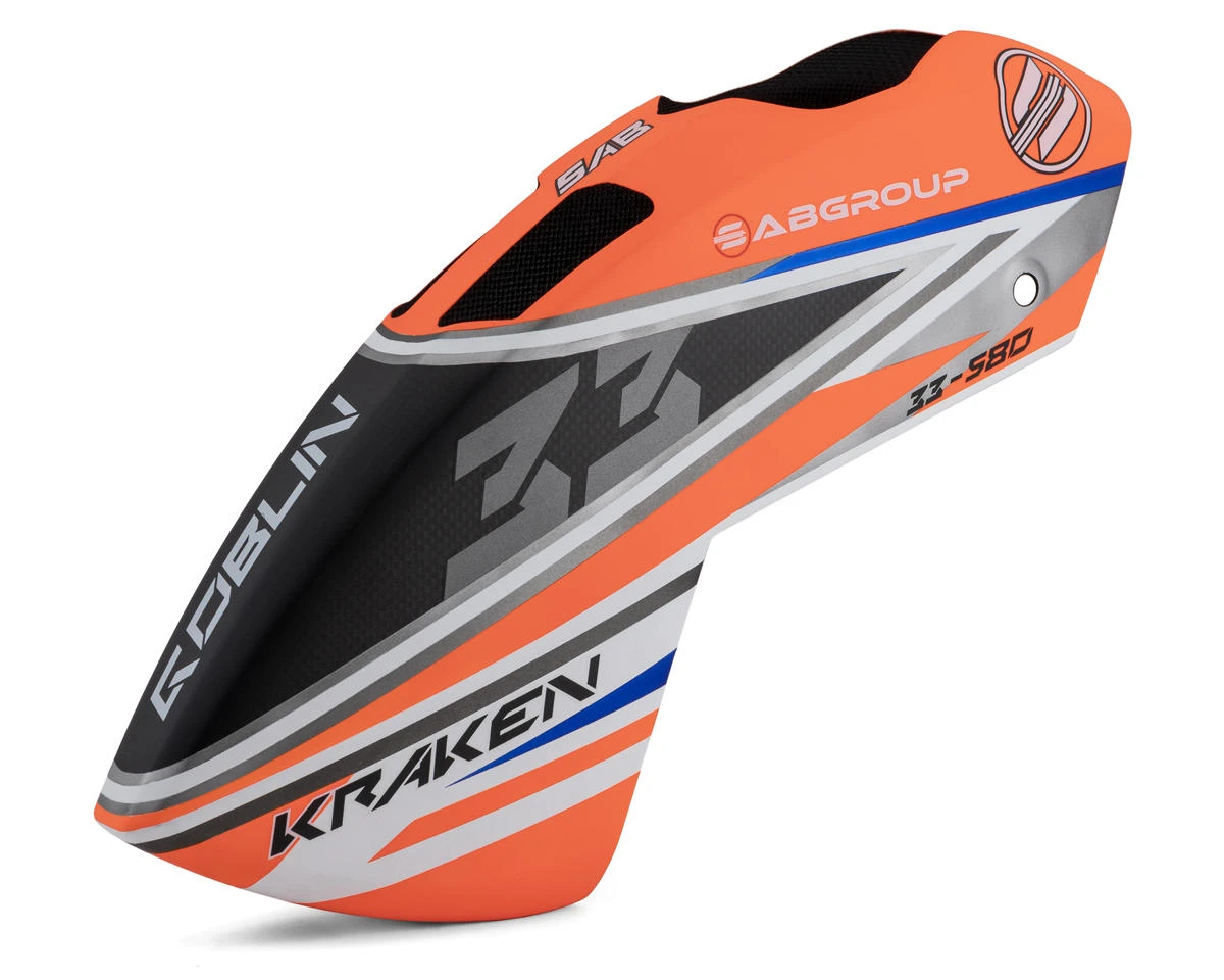 SAB Goblin Kraken 580 CF Canopy (Orange/Blue) 1 SAB Goblin Kraken 580 CF Canopy (Orange/Blue)