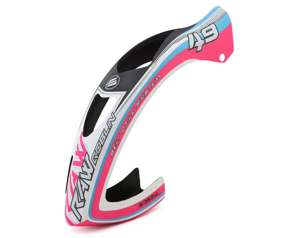 SAB Goblin Raw 420 Competition Fiberglass Canopy (Matte White/Blue) W/Grommets 3 SAB Goblin Raw 420 Competition Fiberglass Canopy (Matte White/Blue) W/Grommets - Image 3