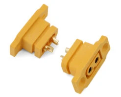 Samix XT60EF/XT60H Mountable Connectors W/Wire Cover (1 Male/1 Female) -AMAIN HOBBIES SHOP samcxt60ef 002f