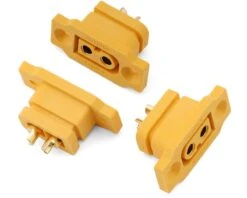 Samix XT60EF Mountable Mountable Connectors (3 Female) -AMAIN HOBBIES SHOP samcxt60ef 003f 1