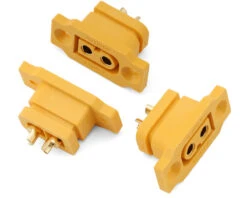 Samix XT60EF/XT60H Mountable Connectors W/Wire Cover (1 Male/1 Female) -AMAIN HOBBIES SHOP samcxt60ef 003f