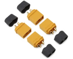 Samix XT60 Connectors W/Wire Covers (2 Male/2 Female) 14 Samix XT60 Connectors W/Wire Covers (2 Male/2 Female) -AMAIN HOBBIES SHOP samcxt60h 004m